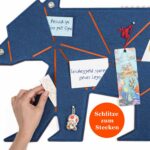 Pinnwand Bär "BER" dunkelblau-orange – Bild 3