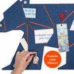 Pinnwand Bär "BER" dunkelblau-orange – Bild 4