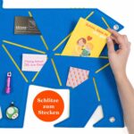 Pinnwand Bär "BER" hellblau-gelb – Bild 4