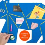 Pinnwand Bär "BER" hellblau-gelb – Bild 5