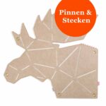 Pinnwand Elch "ELG" beige-weiss – Bild 2