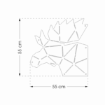 Pinnwand Elch "ELG" beige-weiss – Bild 11