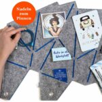 Pinnwand Elefant "ELE" hellgrau-hellblau – Bild 5