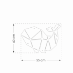 Pinnwand Fisch "WAL" dunkelblau-hellblau – Bild 11