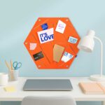 Pinnwand HEX orange-beige