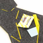 Pinnwand Hund "WUF" dunkelgrau-gelb – Bild 5