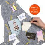 Pinnwand Hund "WUF" hellgrau-gelb – Bild 3