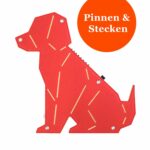Pinnwand Hund "WUF" rot-beige – Bild 2