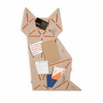 Pinnwand Katze "KAT" beige-orange