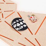 Pinnwand Katze "KAT" beige-orange – Bild 5