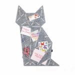 Pinnwand Katze "KAT" hellgrau-weiss – Bild 3