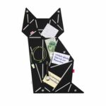 Pinnwand Katze "KAT" schwarz-weiss