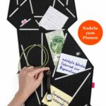 Pinnwand Katze "KAT" schwarz-weiss – Bild 4