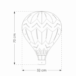 Pinnwand "BALLON" weiss-beige-rosa – Bild 12