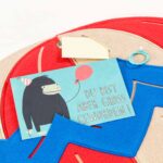 Pinnwand "BALLON" rot-beige-hellblau – Bild 5