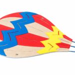 Pinnwand "BALLON" rot-beige-hellblau – Bild 6