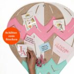 Pinnwand "BALLON" weiss-beige-rosa – Bild 4