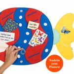 Pinnwand "BONBON" hellblau-rot-gelb – Bild 4