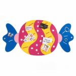 Pinnwand "BONBON" pink-gelb-hellblau – Bild 3