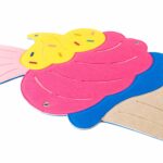 Pinnwand "CUPCAKE" pink-gelb-beige – Bild 7