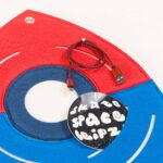 Pinnwand "RAKETE" hellblau-rot-gelb – Bild 6