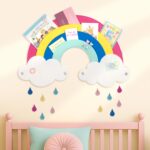 Pinnwand "REGENBOGEN MIT WOLKE"