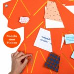 Pinnwand Löwe "LOV" orange-gelb – Bild 5