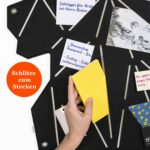 Pinnwand Löwe "LOV" schwarz-weiss – Bild 3