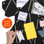 Pinnwand Löwe "LOV" schwarz-weiss – Bild 4