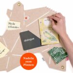 Pinnwand Nashorn "NAS" beige-weiss – Bild 4