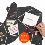 Pinnwand Nashorn "NAS" dunkelgrau-weiss – Bild 4