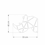 Pinnwand Nashorn "NAS" hellgrau-weiss – Bild 10