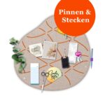Pinnwand OKO-2 beige-orange – Bild 2