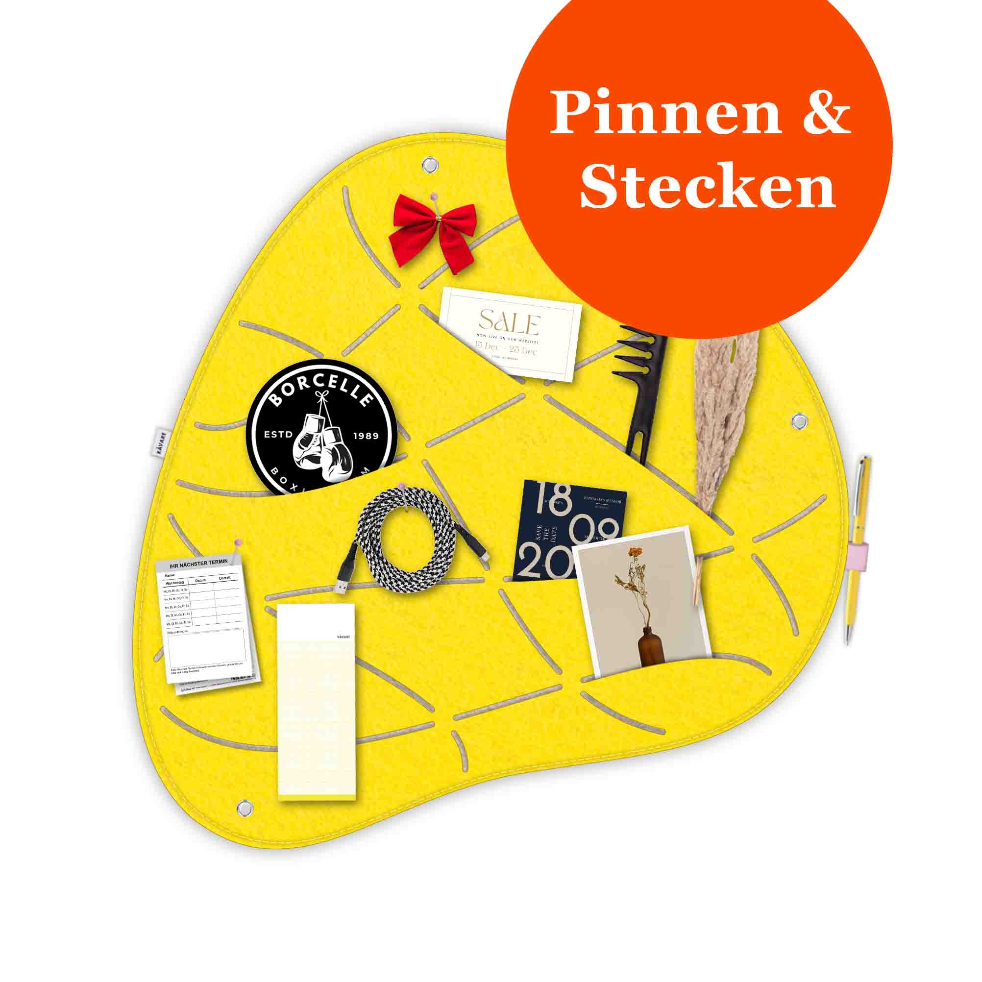 Pinnwand OKO-3 gelb-beige – Bild 2