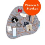 Pinnwand OKO-3 hellgrau-orange – Bild 2