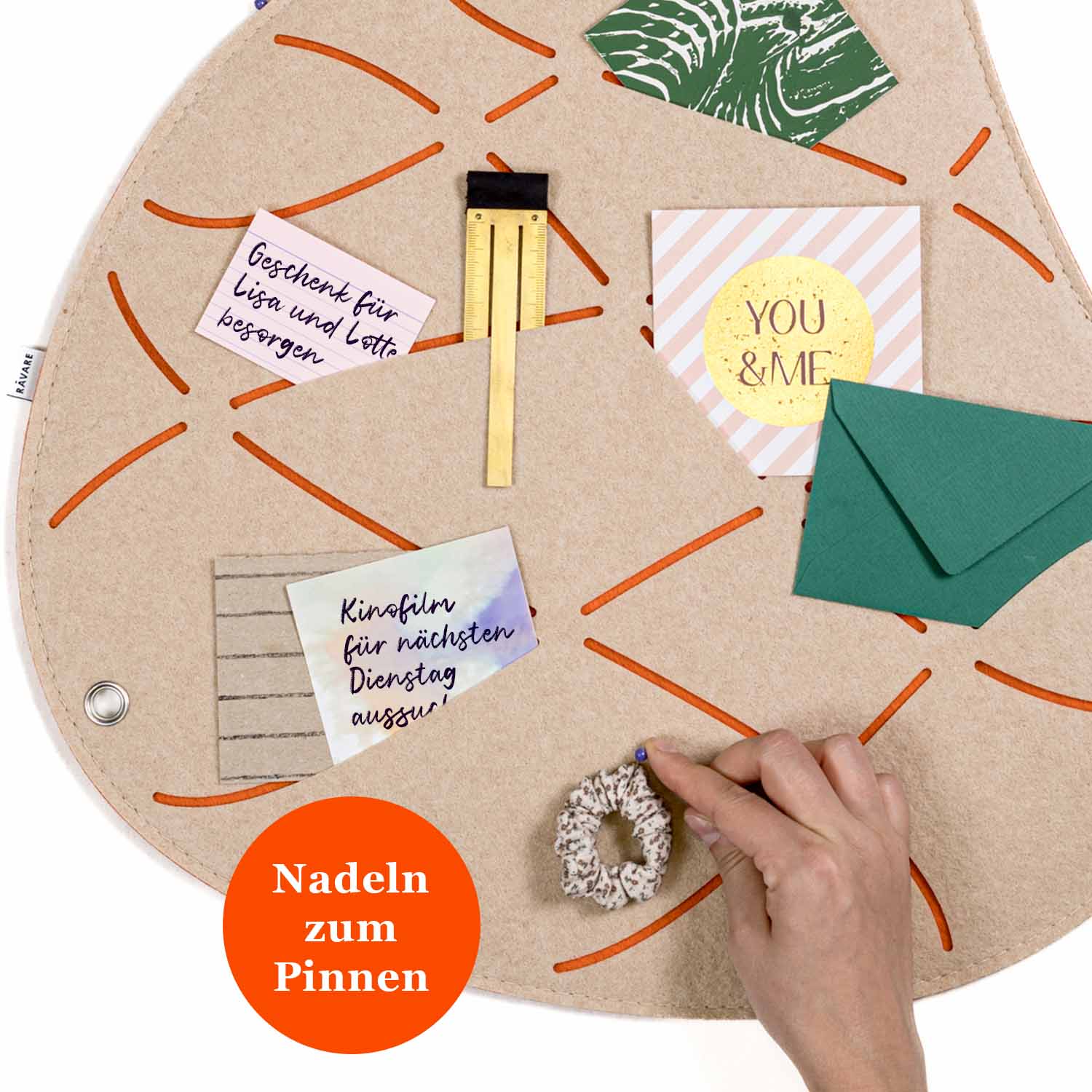 Pinnwand OKO-1 beige-orange – Bild 5