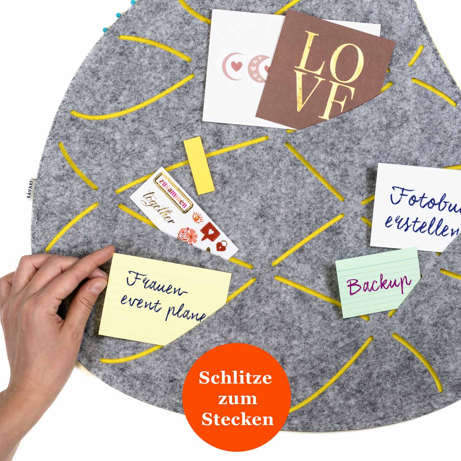 Pinnwand OKO-1 hellgrau-gelb – Bild 3