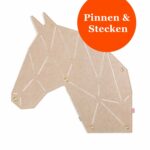 Pinnwand Pferd "PON" beige-weiss – Bild 2