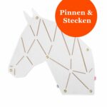 Pinnwand Pferd "PON" weiss-beige – Bild 2