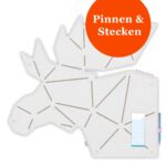 Pinnwand Elch "ELG" weiss-beige – Bild 2