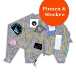 Pinnwand Elefant "ELE" hellgrau-gelb – Bild 2