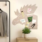 Pinnwand Elch "ELG" beige-weiss