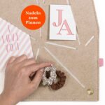 Pinnwand Elefant "ELE" beige-weiss – Bild 3