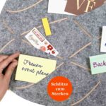 Pinnwand Bär "BER" hellgrau-beige – Bild 4