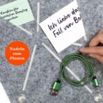 Pinnwand Nashorn "NAS" hellgrau-weiss – Bild 4