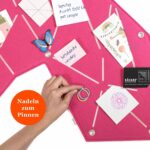 Pinnwand Pferd "PON" pink-weiss – Bild 4