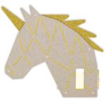 Pinnwand Pferd "PON" beige-gelb – Bild 3