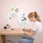 Pinnwand Pferd "PON" weiss-beige