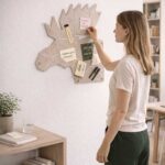 Pinnwand Elch "ELG" beige-weiss