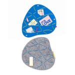 2er Pinnwand-Set OKO grau-blau – klare Ordnung für Küche & Alltag